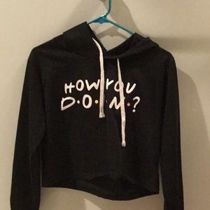 F.r.i.e.n.d.s. Cropped hoodie